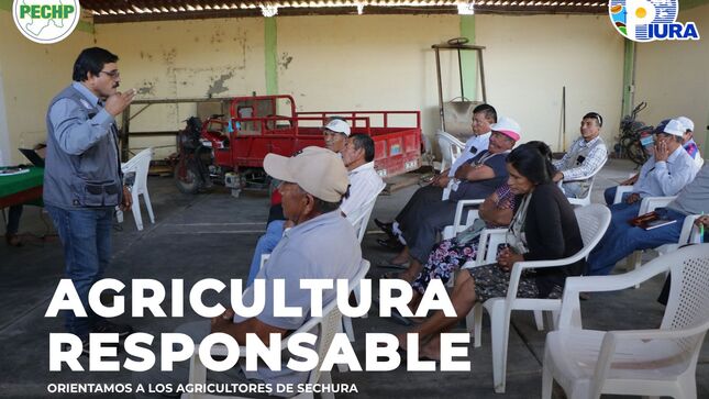 Los especialistas del PECHP orientaron a los agricultores en el mejoramiento de técnicas agrícolas.
