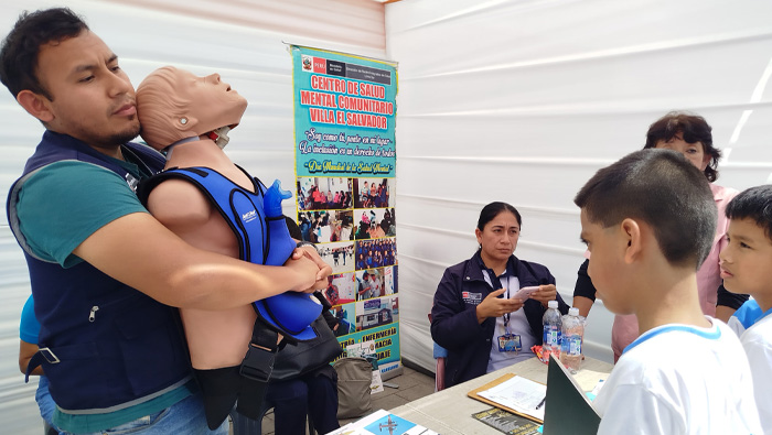 DIRIS Lima Sur promueve cultura de prevención en Villa El Salvador