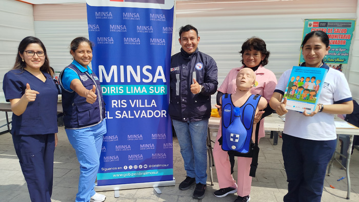 DIRIS Lima Sur promueve cultura de prevención en Villa El Salvador