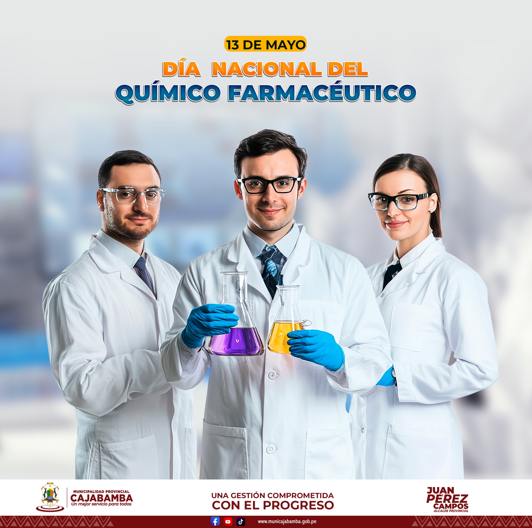 13 𝗱𝗲 𝗺𝗮𝘆𝗼 𝗗í𝗮 𝗡𝗮𝗰𝗶𝗼𝗻𝗮𝗹 𝗱𝗲𝗹 𝗤𝘂í𝗺𝗶𝗰𝗼 𝗙𝗮𝗿𝗺𝗮𝗰é𝘂𝘁𝗶𝗰𝗼