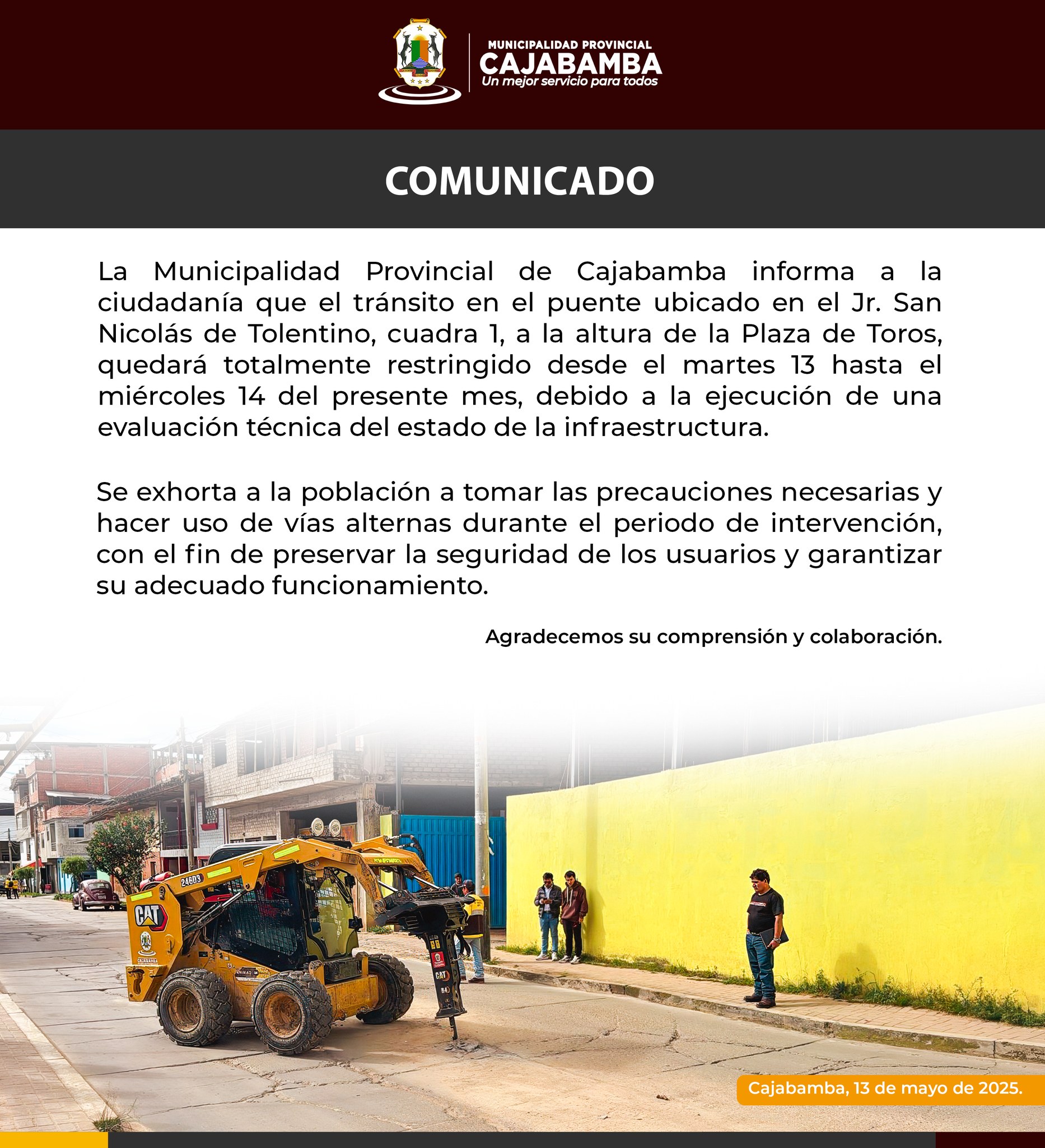 Comunicado importante