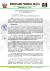 Vista preliminar de documento RESOLUCIÓN DE GERENCIA MUNICIPAL N°111-2025-GM-MPA-C