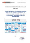 Vista preliminar de documento PLAN ACTUALIZACION DE CARTERA DE SERVICIO 2025 RIS SANTA ANITA EL AGUSTINO