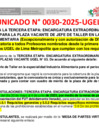 Vista preliminar de documento COMUNICADO N 30-2025-CE CONVOCATORIA TERCERA ETAPA-  JEFE DE TALLER