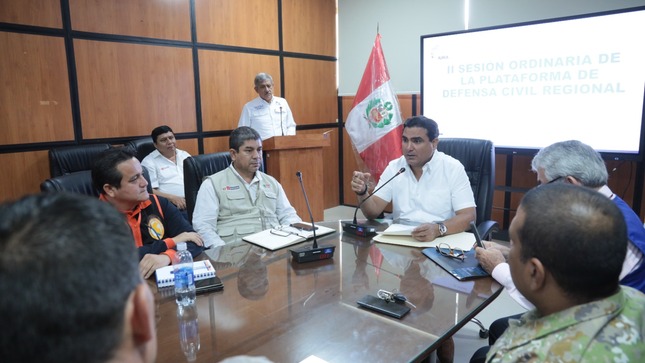 Gobernador instala Comité Regional de Movilización 2025 para responder a desastres naturales en la región