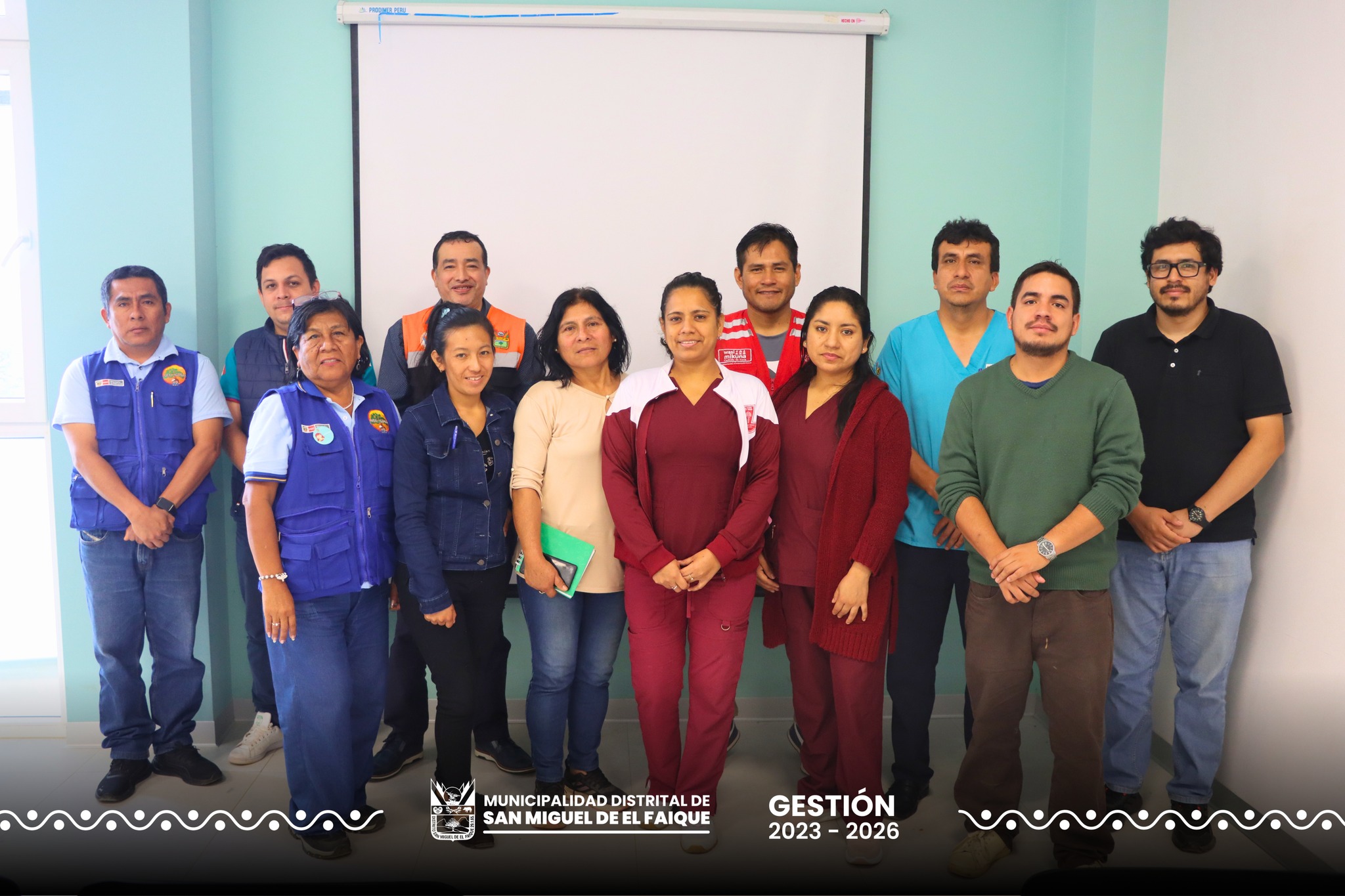 Reunión de prevención ante desastres.
