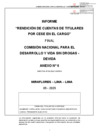 Vista preliminar de documento Informe de Rendición de Cuentas de Titulares (IRCT)_DEVIDA (ENE - MAY.2025)