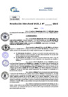 Vista preliminar de documento Resolucion Directoral N° 003285-2025