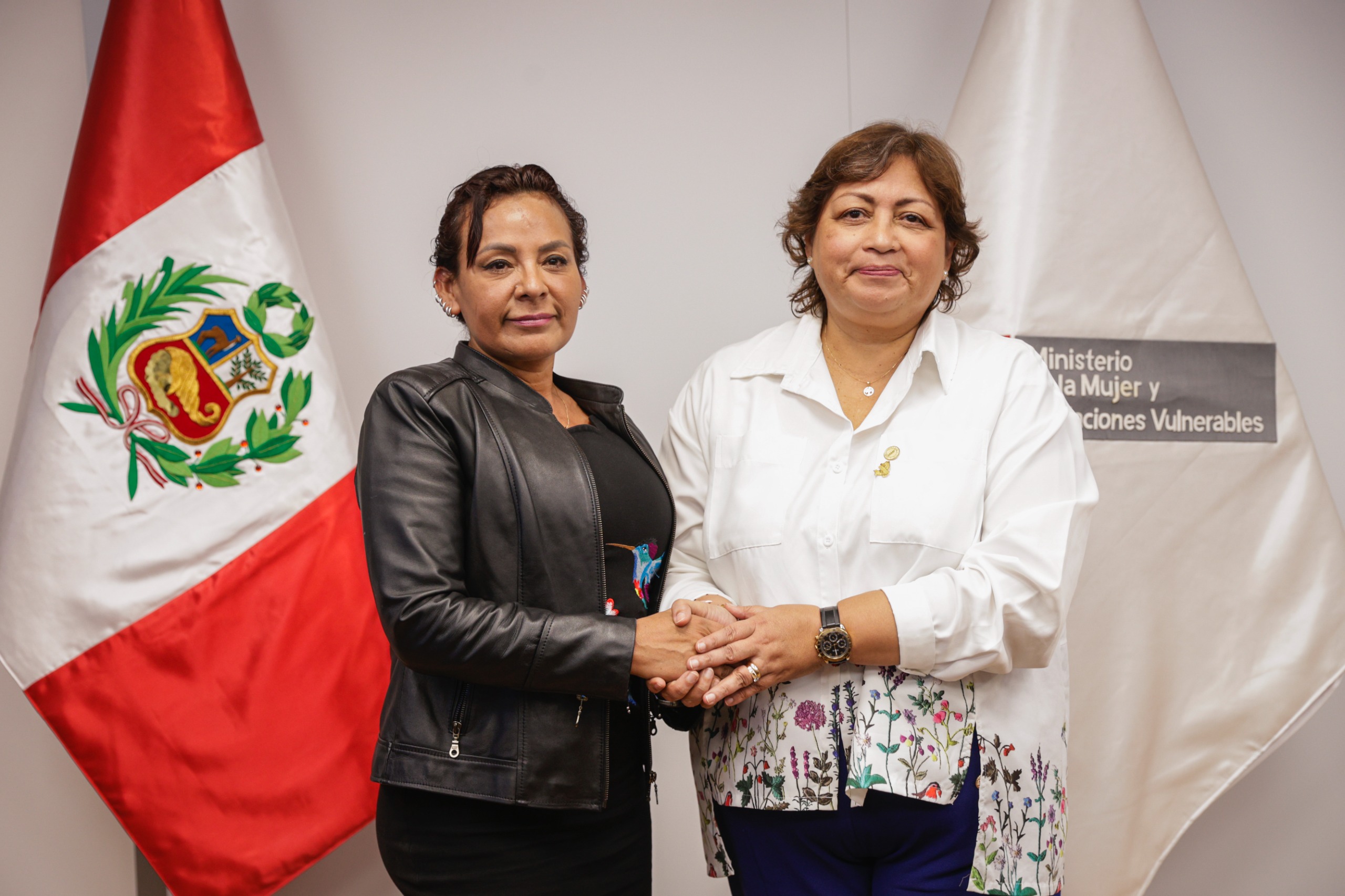 Ministra de la Mujer y congresista se reúnen para impulsar acciones inclusivas