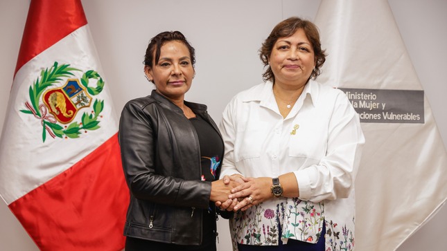 Ministra de la Mujer y congresista se reúnen para impulsar acciones inclusivas