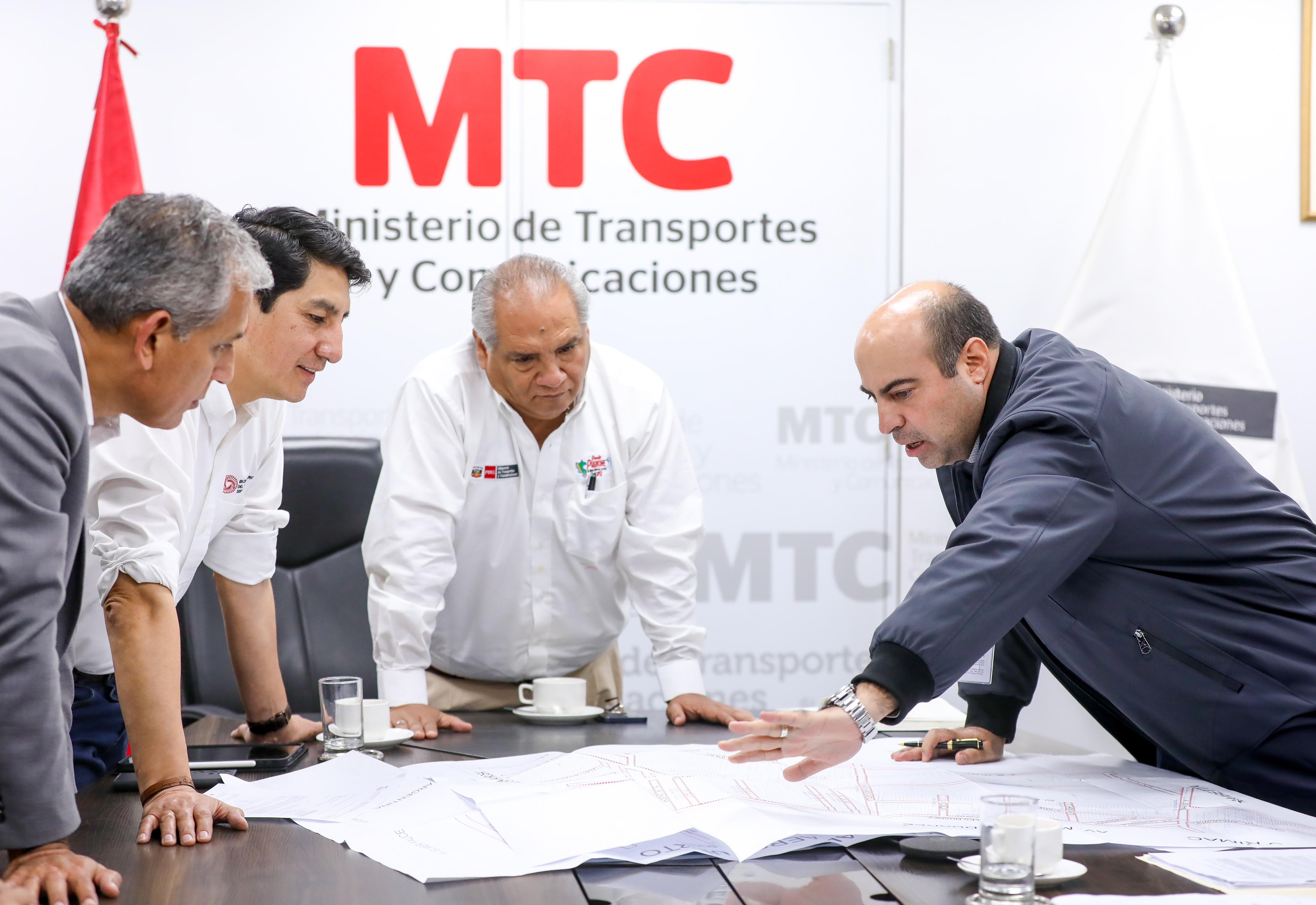 Municipalidad del Callao y MTC coordinan nuevas obras viales para el primer puerto.