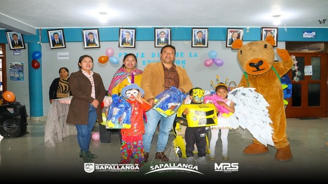 Sapallanga Premia la creatividad y destreza de los más pequeños