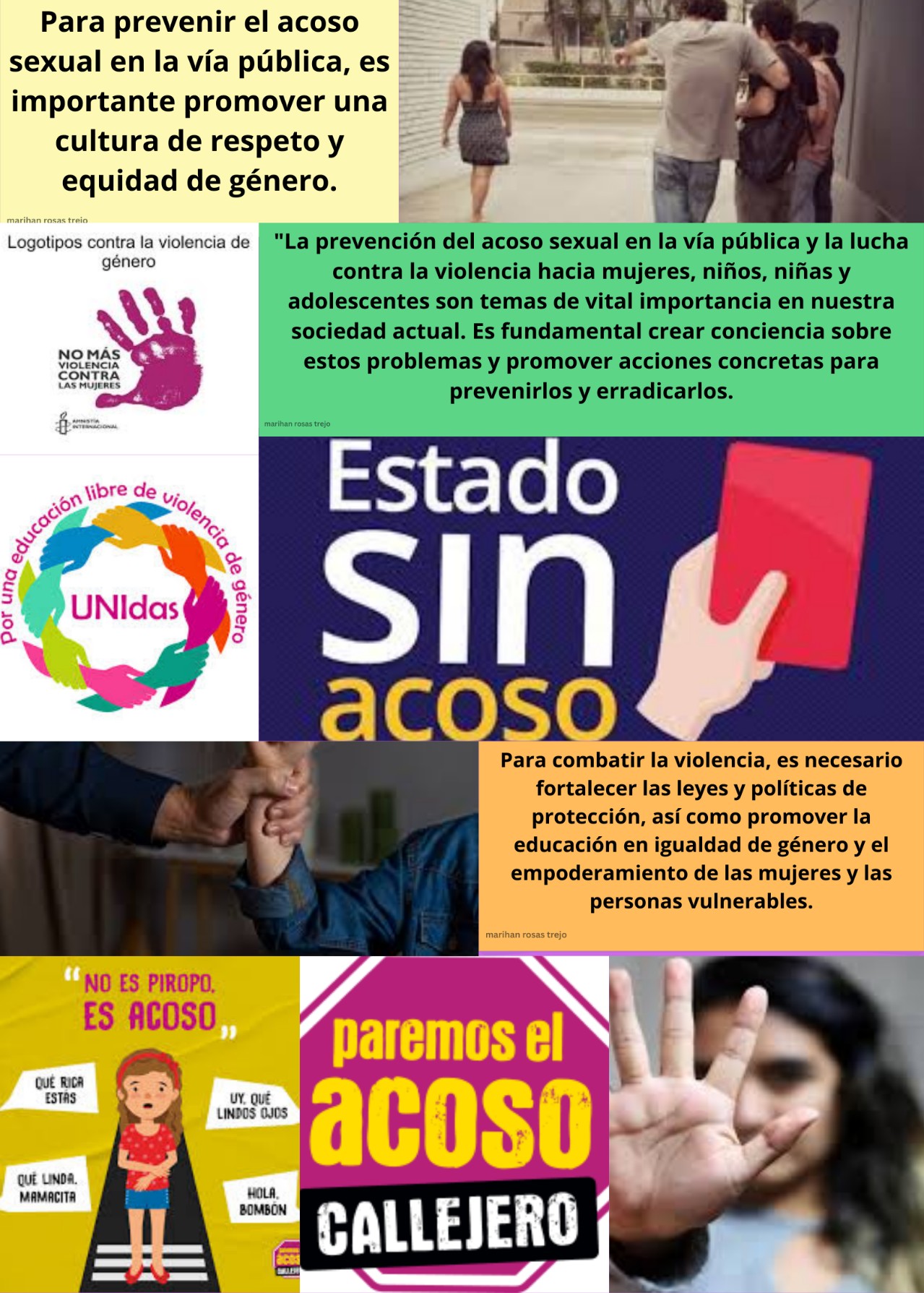 Campaña de Prevención de acoso sexual en la vía pública, violencia contra las mujeres, niños, niñas y adolescentes.