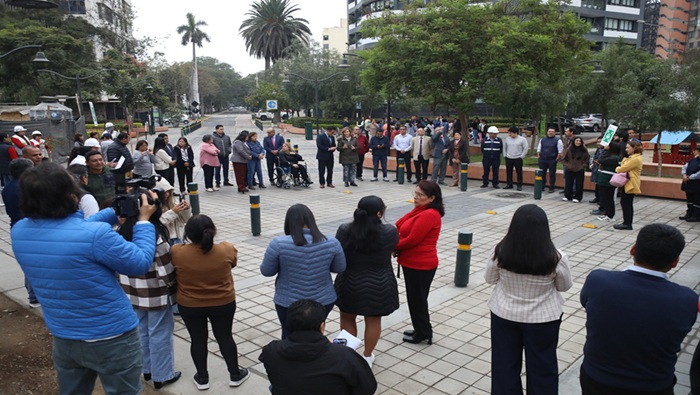 Presidenta del TC Luz Pacheco y personal de la institución participaron con responsabilidad en Simulacro Nacional Multipeligro