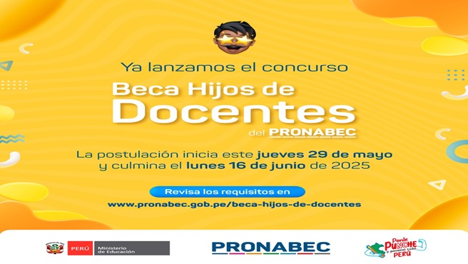 Concurso: Beca hijo de DOCENTES - PRONABEC