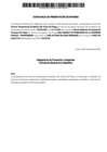 Vista preliminar de documento Constancia de Presentación