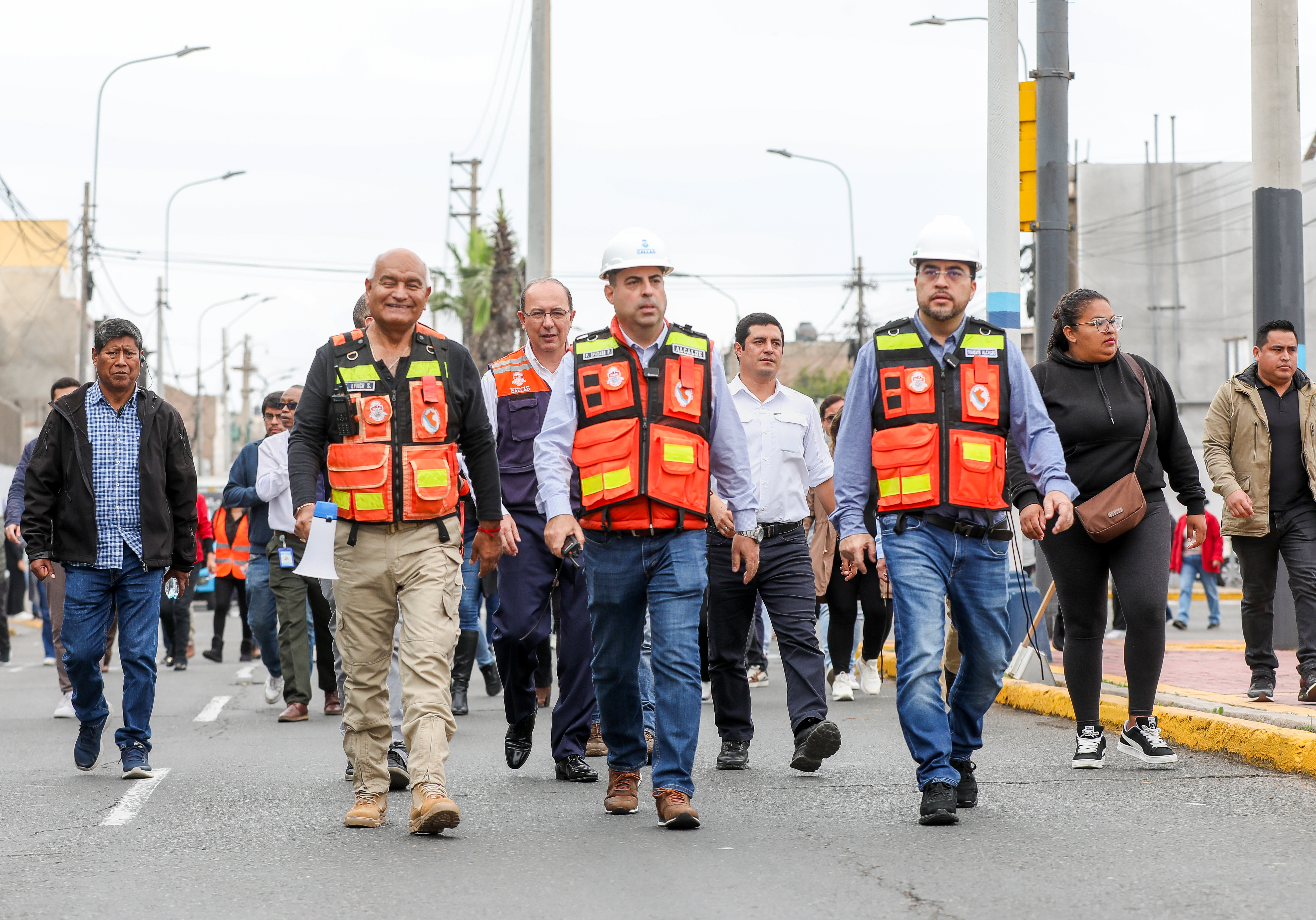 Alcalde Pedro Spadaro lideró ejercicio de simulacro en la provincia constitucional.