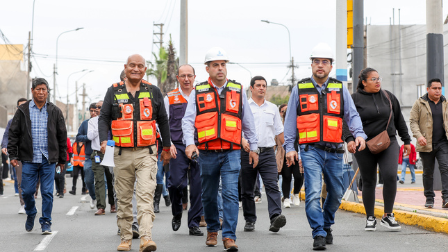 Alcalde Pedro Spadaro lideró ejercicio de simulacro en la provincia constitucional.