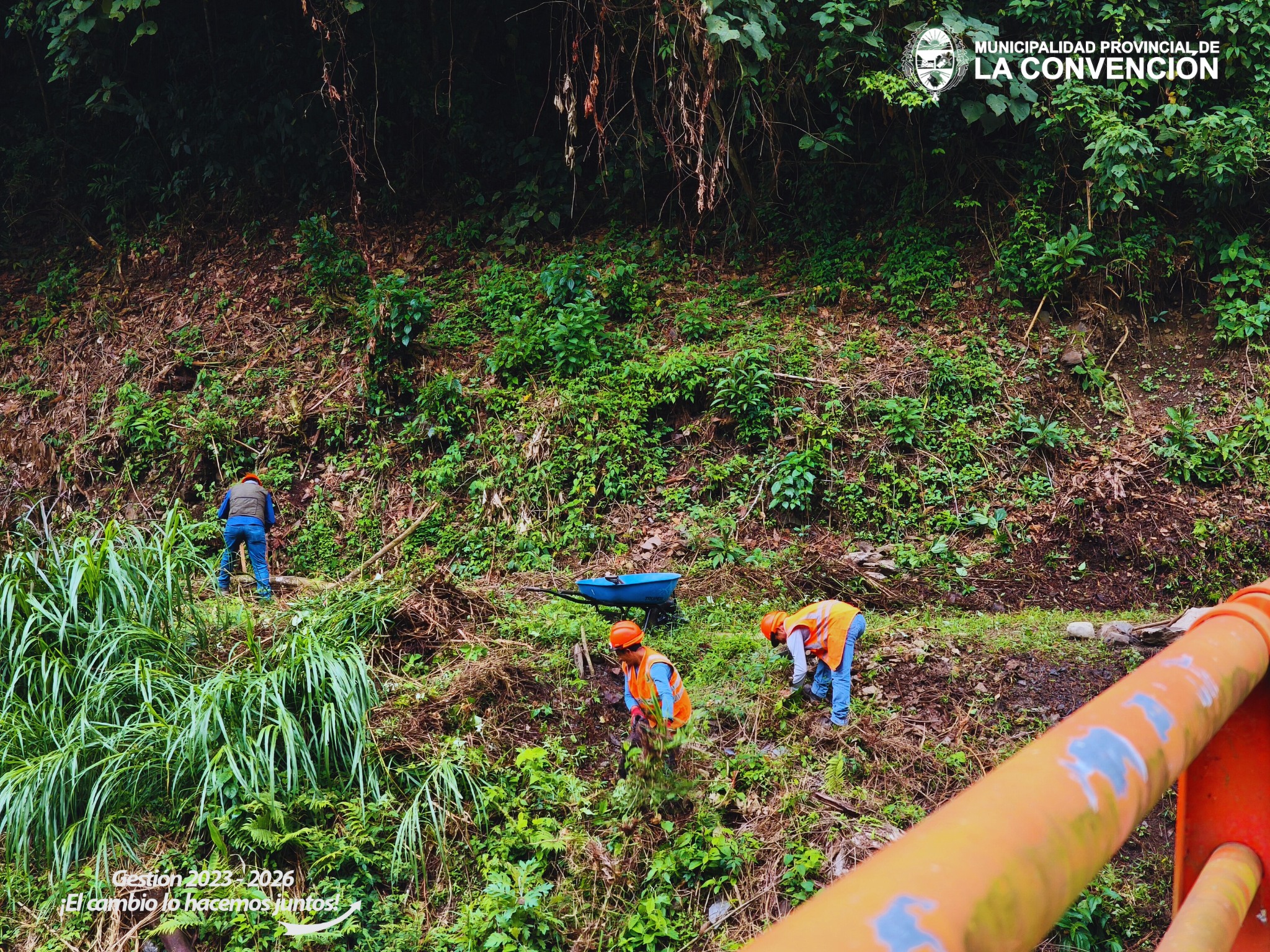 Avanza la construcción del puente Poromate en la cuenca Chuyapi