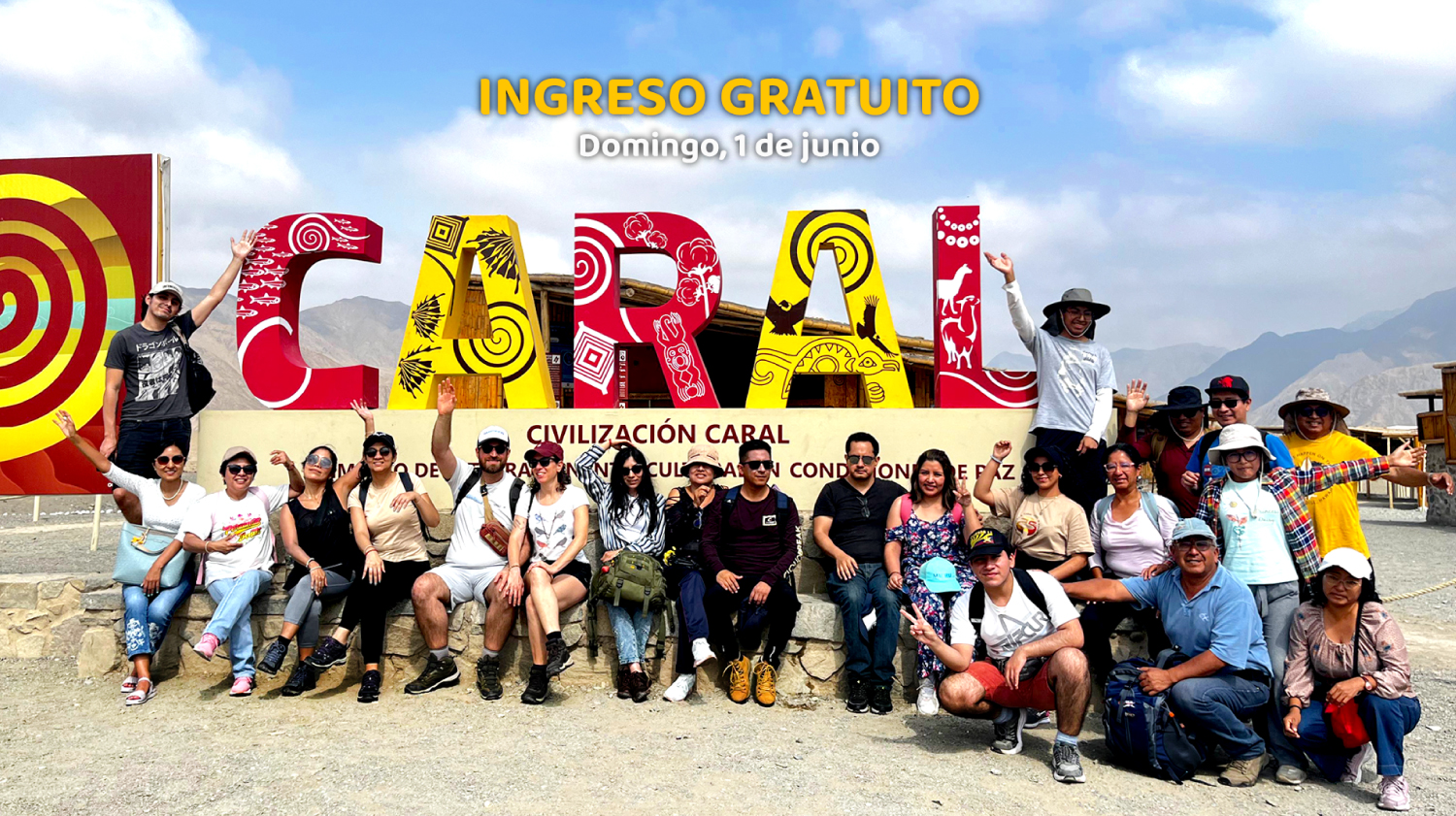 Domingo, 1 de junio: INGRESO GRATUITO a Caral, Áspero y Vichama