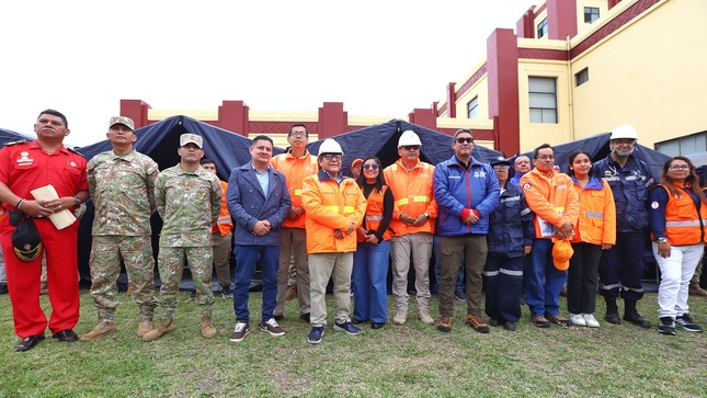 Gobierno Regional realizó con éxito el “Primer Simulacro Nacional Multipeligro 2025” en el Callao
