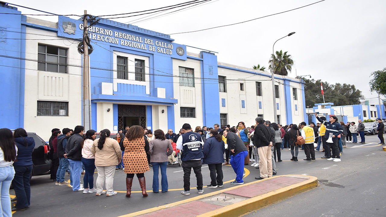 Participación masiva durante el simulacro.