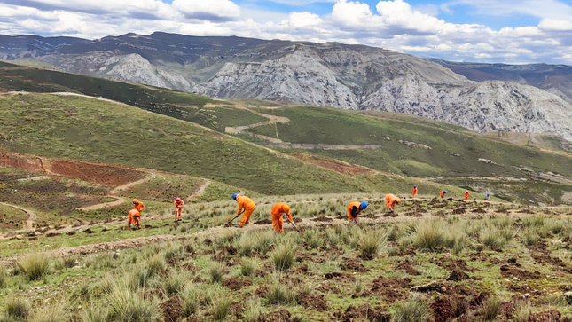 AMSAC continúa con la remediación de suelos en La Oroya y alcanza el 80% en la ejecución de obras