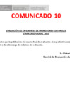 Vista preliminar de documento COMUNICADO 10