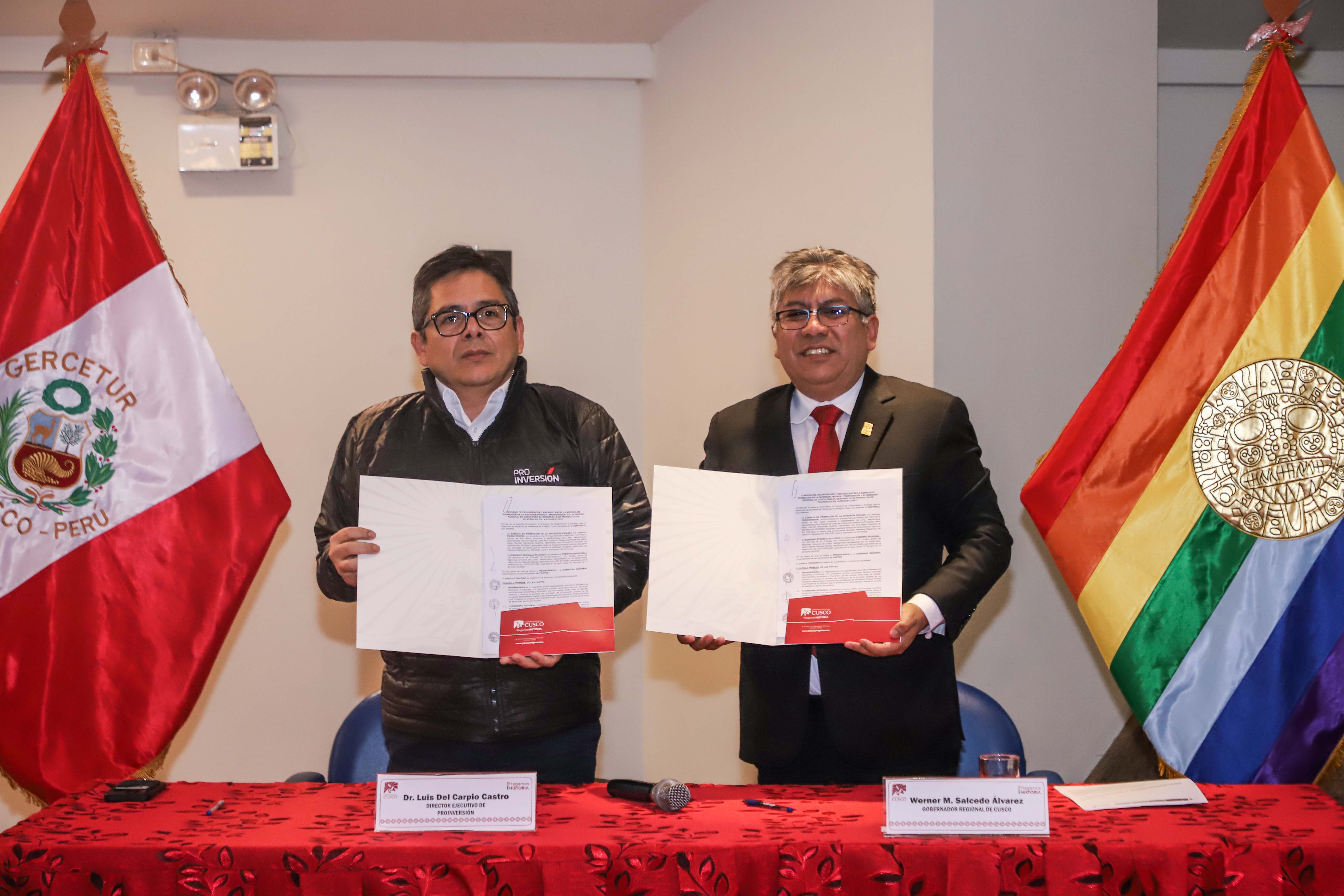 Con Inversión Superior A Los 110 Millones De Dólares: Gobierno Regional Cusco Y Proinversión Firman Convenio Para Desarrollar 3 Teleféricos