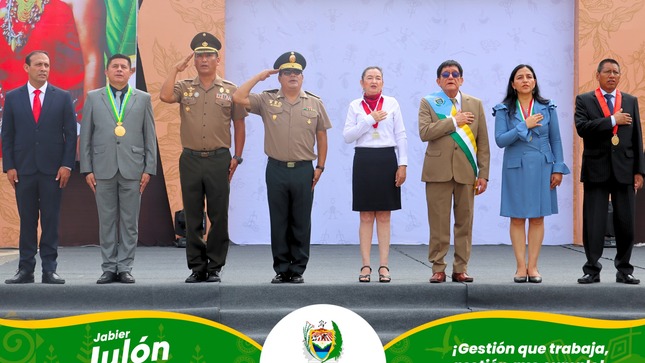 Alcalde Provincial de Bagua participa en el 41° Aniversario de la Provincia de Utcubamba.  