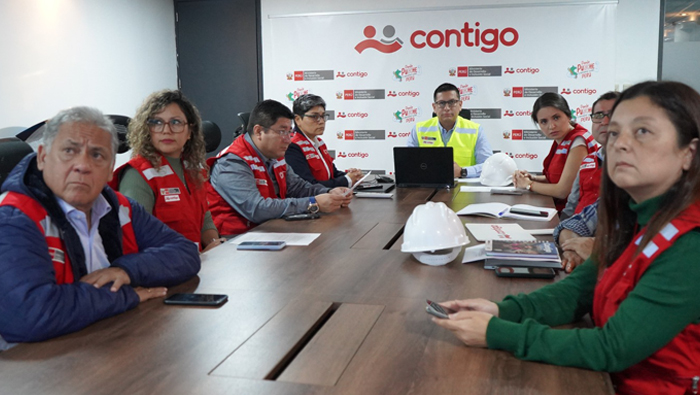 Trabajadores evacuación