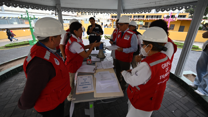 INSN: Trabajadores y pacientes participaron del primer Simulacro Nacional Multipeligro 2025