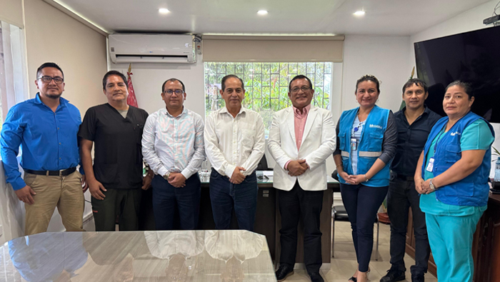Foto protocolar de la reunión