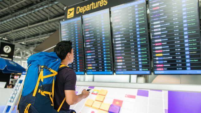 Pasajero en el Aeropuerto