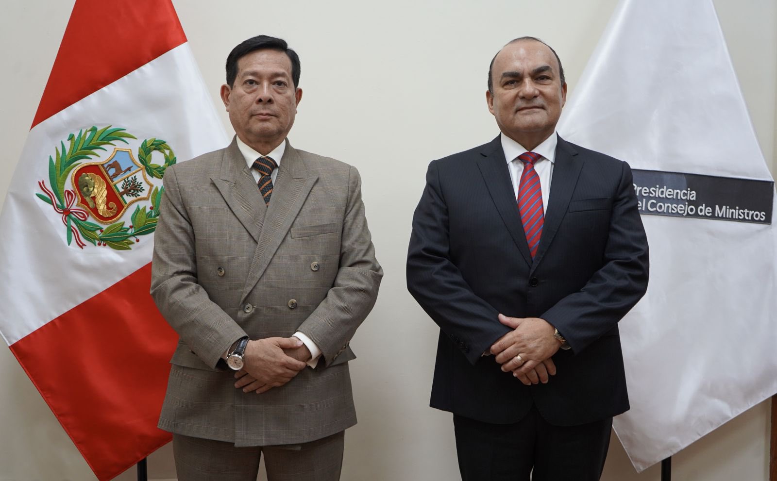 Presidente de la JNJ se reúne con jefe de Gabinete Eduardo Arana para tratar el presupuesto institucional