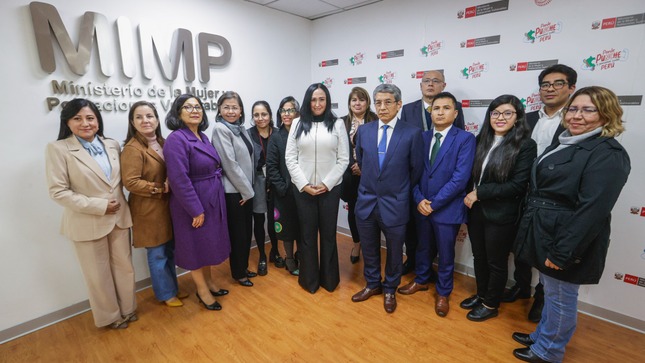 MIMP presidió sesión de la Comisión Multisectorial de Alto Nivel para implementar el SNEJ en Condorcanqui