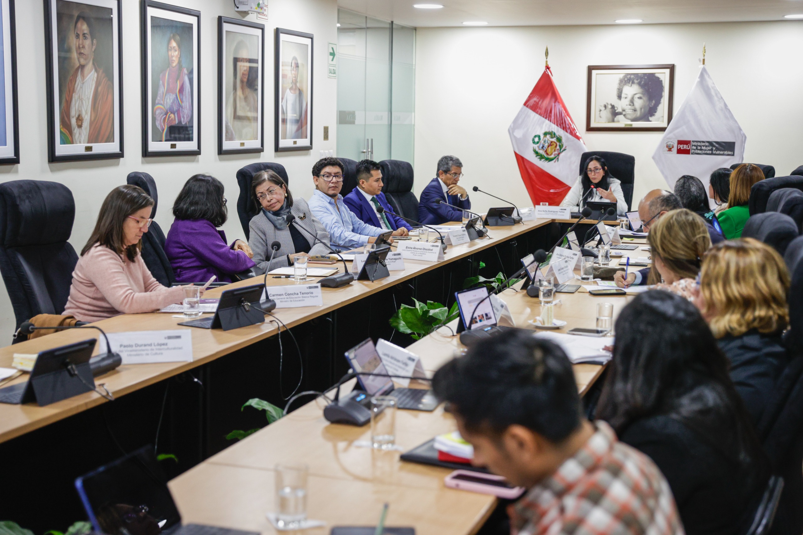 MIMP presidió sesión de la Comisión Multisectorial de Alto Nivel para implementar el SNEJ en Condorcanqui