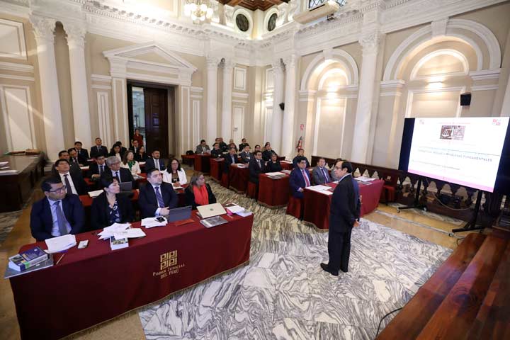 Jueces y Juezas que juzgan crimen organizado fortalecen capacidades para aplicación de penas adecuadas