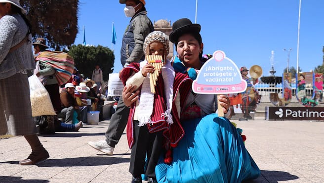 ‘Abrigamos Vidas’: Puno intensifica acciones de protección frente a heladas con campaña integral de salud en Juliaca