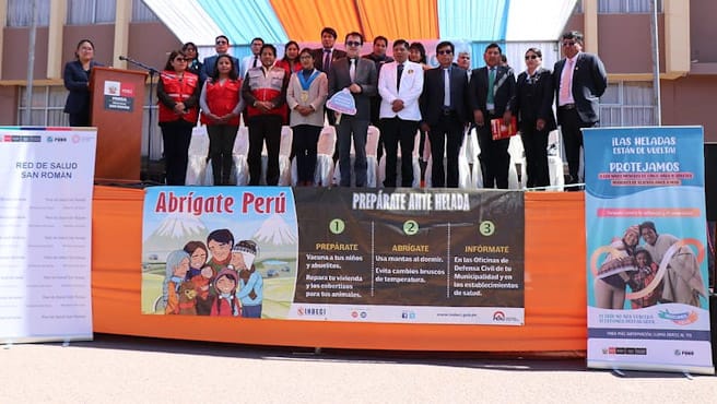 ‘Abrigamos Vidas’: Puno intensifica acciones de protección frente a heladas con campaña integral de salud en Juliaca