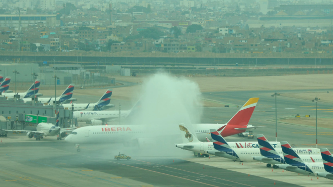 MTC supervisó los primeros vuelos en el inicio de operaciones del nuevo aeropuerto Jorge Chávez