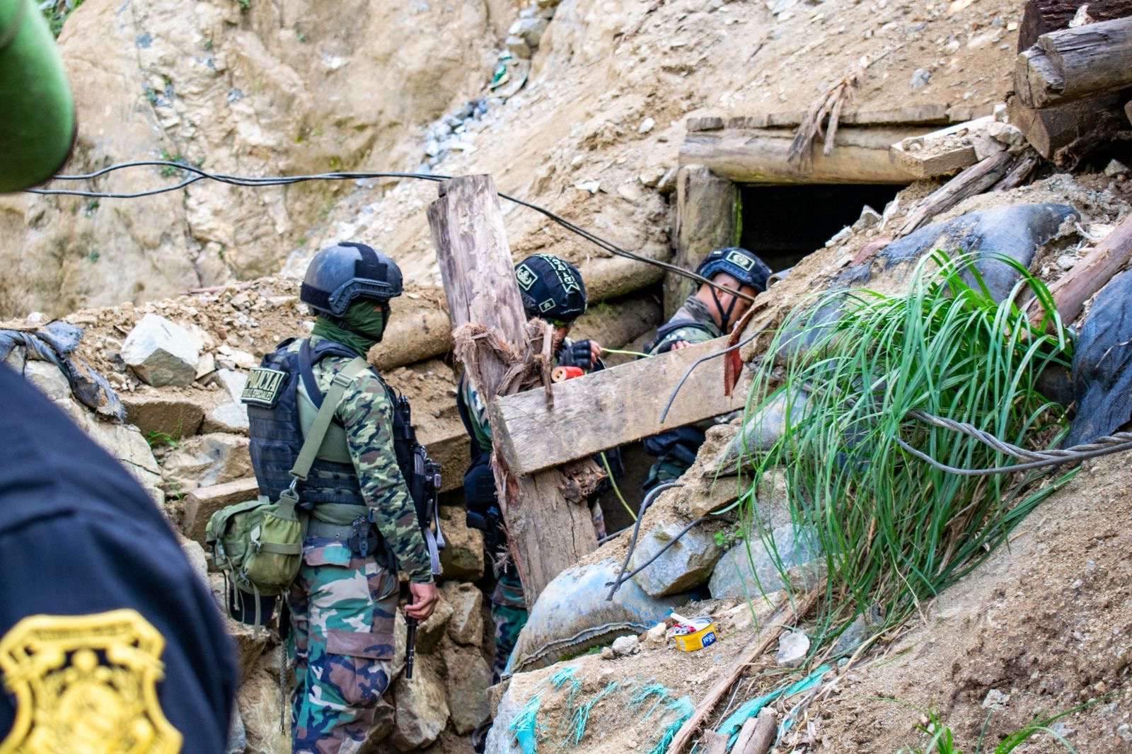 Fuerza y orden en Pataz: CUPAZ ejecuta operación Armagedón I y destruye siete bocaminas ilegales
