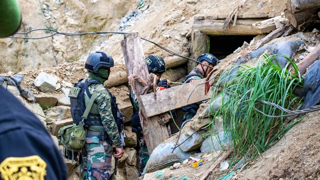 Fuerza y orden en Pataz: CUPAZ ejecuta operación Armagedón I y destruye siete bocaminas ilegales