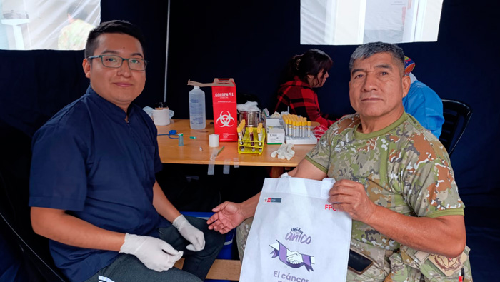 Más de 100 despistajes oncológicos se realizaron en el Centro de Salud Militar San Juan