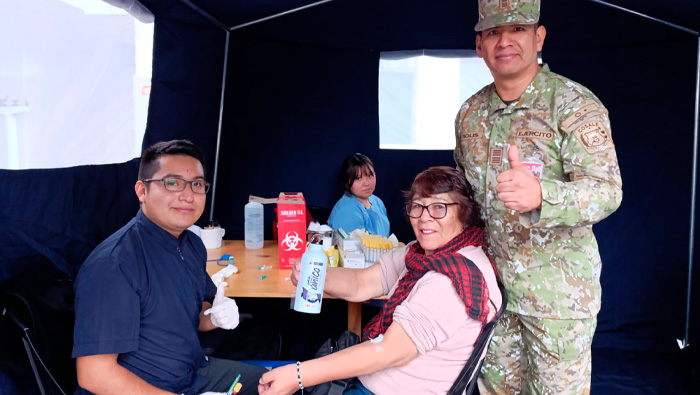 Más de 100 despistajes oncológicos se realizaron en el Centro de Salud Militar San Juan