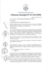 Vista preliminar de documento Ordenanza Municipal Nº012-2025/MPC