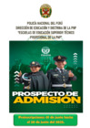 Vista preliminar de documento PROSPECTO DE ADMISIÓN EXTRAORDINARIO A LAS EESTP PNP 2025 A NIVEL NACIONAL