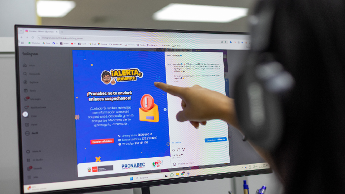 Pronabec precisa que bajo ninguna circunstancia solicita o solicitará pagos, ni realizará videollamadas o pedirá exámenes médicos como requisito para postular una beca o crédito educativo.