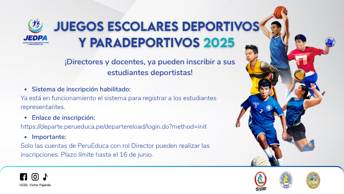JUEGOS ESCOLARES DEPORTIVOS Y PARADEPORTIVOS