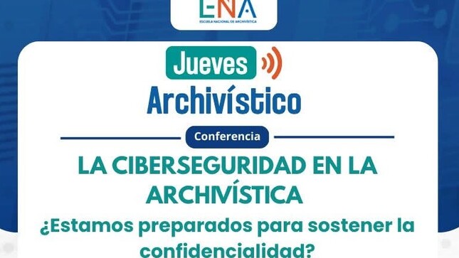 Afiche informativo sobre el jueves archivístico